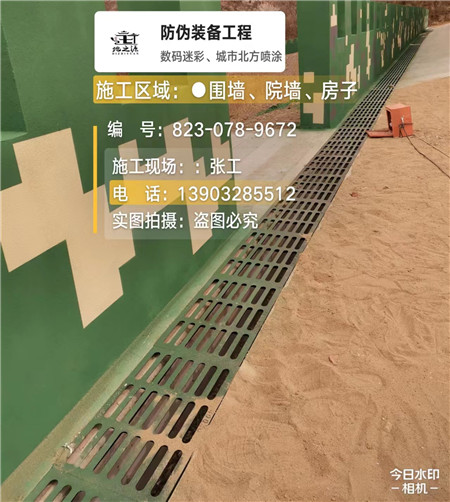 乌海 例如在抖音上有“迷彩墙，外围墙面挡 - 星空数码迷彩漆施工队